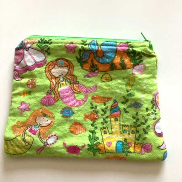 4 Handmade Kids Children's Small Pouches Waterproof Lining Back to School - Picture 6 of 9